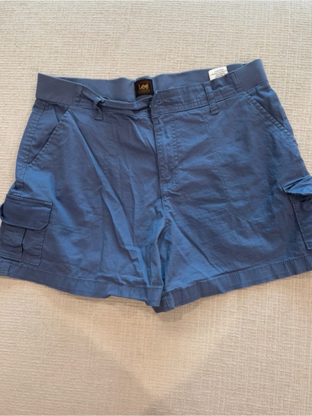 Lee Women's Slate Blue Cargo Shorts